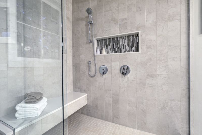 Modern Shower with Multiple Spray Heads